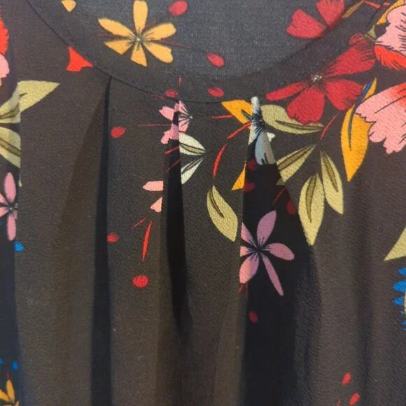 Zeagoo Sleeveless Floral Chiffon Top Size XL - Chic Style - Picture 5 of 7